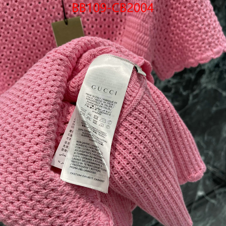 Clothing-Gucci where can i buy ID: CB2004 $: 109USD