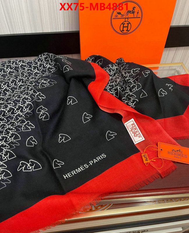 Scarf-Hermes wholesale china ID: MB4881 $: 75USD