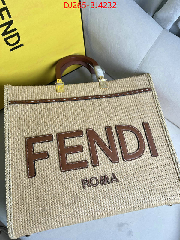 Fendi Bags(TOP)-Sunshine- fake aaaaa ID: BJ4232 $: 265USD,