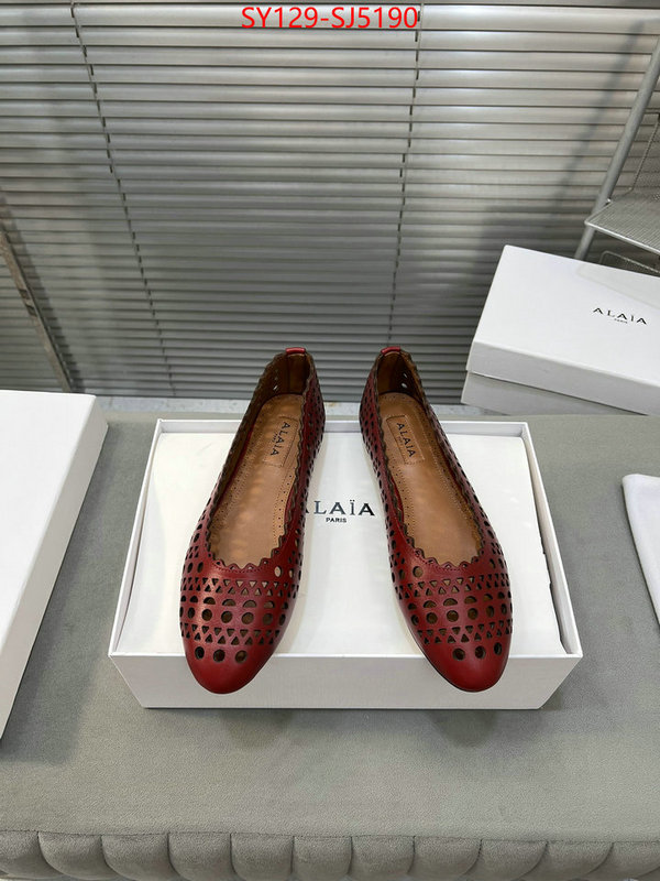 Women Shoes-ALAIA fake cheap best online ID: SJ5190 $: 129USD