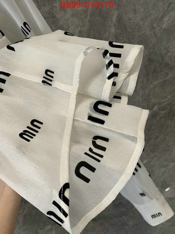 Clothing-MIU MIU designer 1:1 replica ID: CV3175 $: 95USD