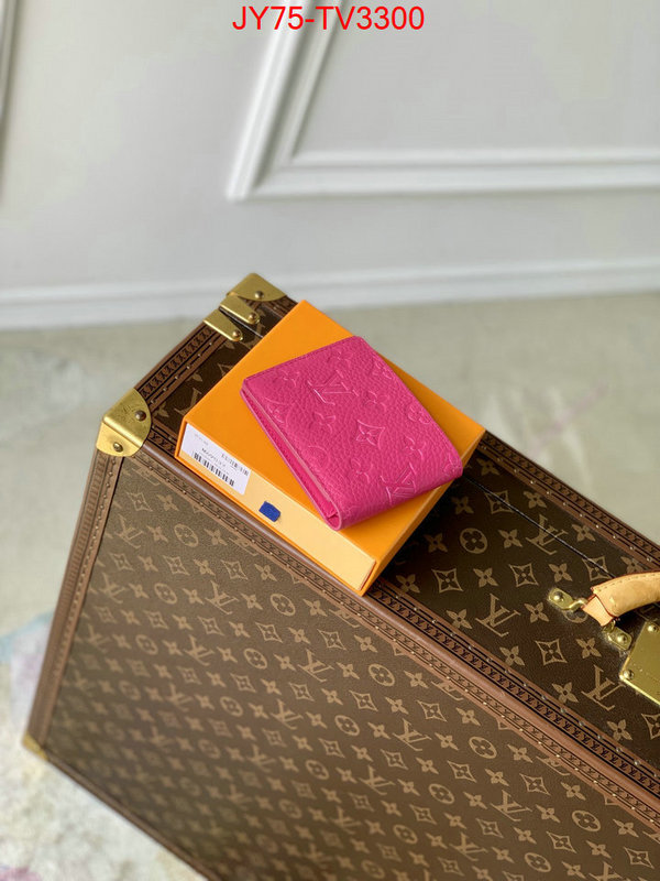 LV Bags(TOP)-Wallet buy cheap ID: TV3300 $: 75USD,