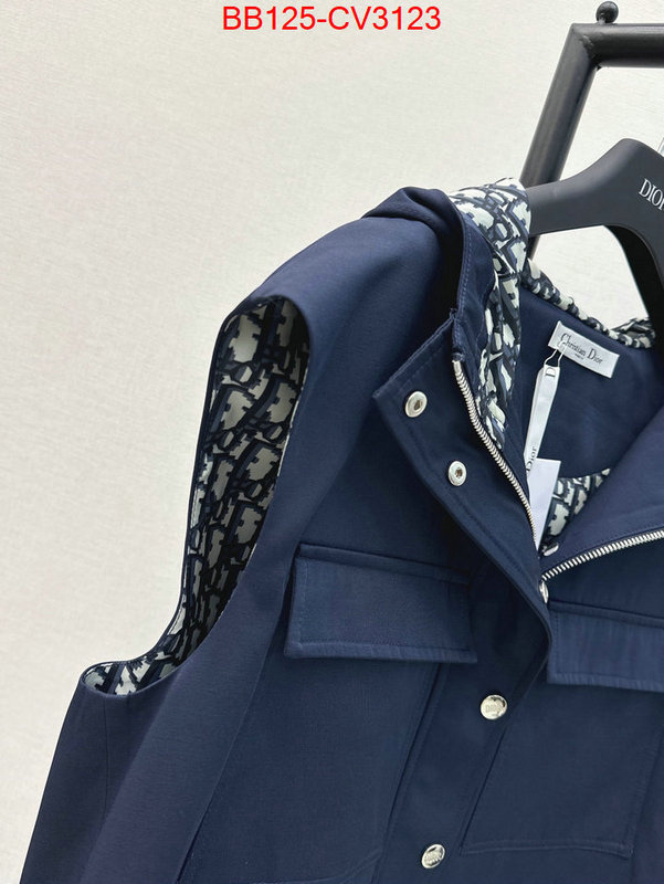Clothing-Dior high quality ID: CV3123 $: 125USD