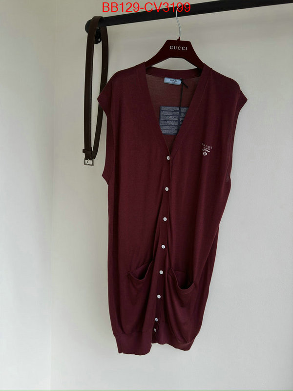 Clothing-Prada where to buy fakes ID: CV3199 $: 129USD