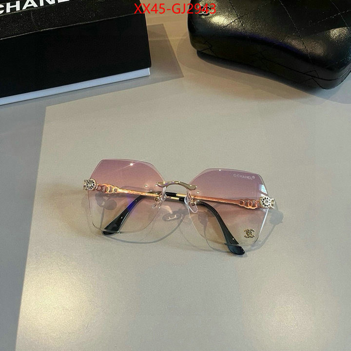 Glasses-Chanel what is aaaaa quality ID: GJ2943 $: 45USD