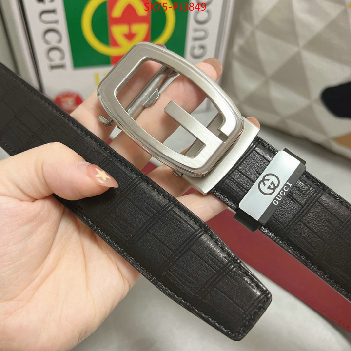 Belts-Gucci buy best high-quality ID: PJ3849 $: 75USD