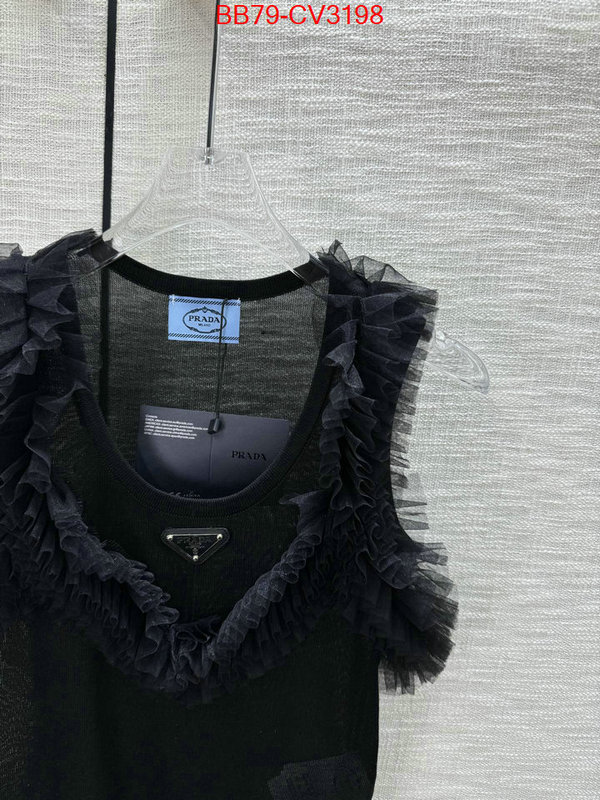 Clothing-Prada where should i buy replica ID: CV3198 $: 79USD
