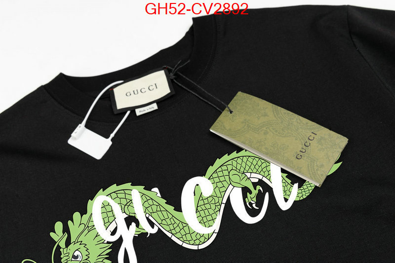 Clothing-Gucci aaaaa quality replica ID: CV2892 $: 52USD