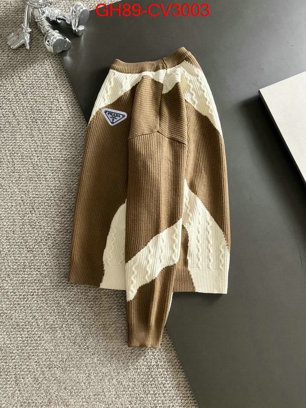 Clothing-Prada how quality ID: CV3003 $: 89USD