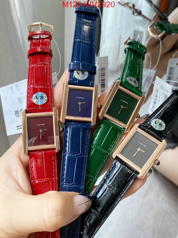 Watch(4A)-Cartier first top ID: WV2920 $: 125USD
