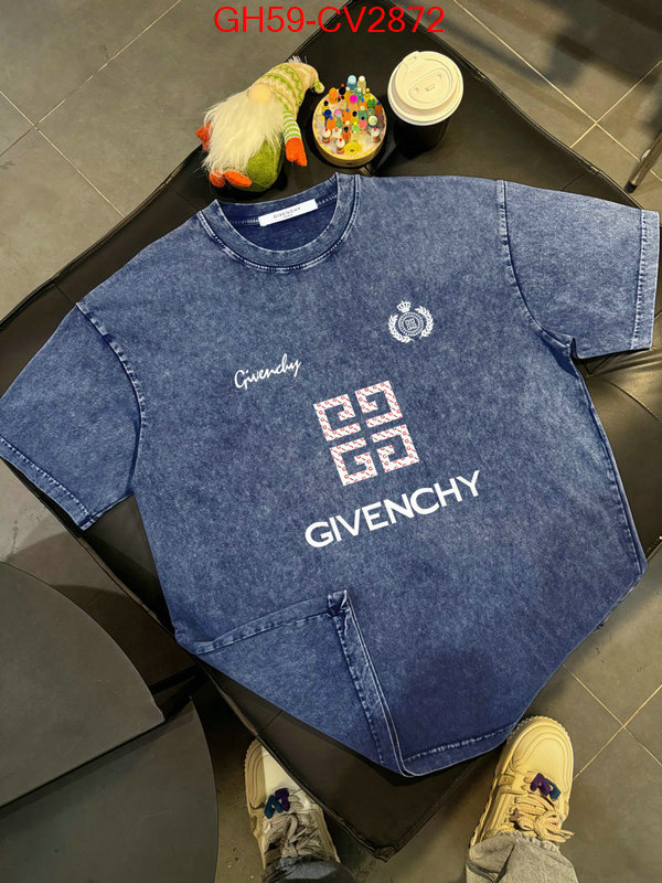 Clothing-Givenchy luxury cheap ID: CV2872 $: 59USD
