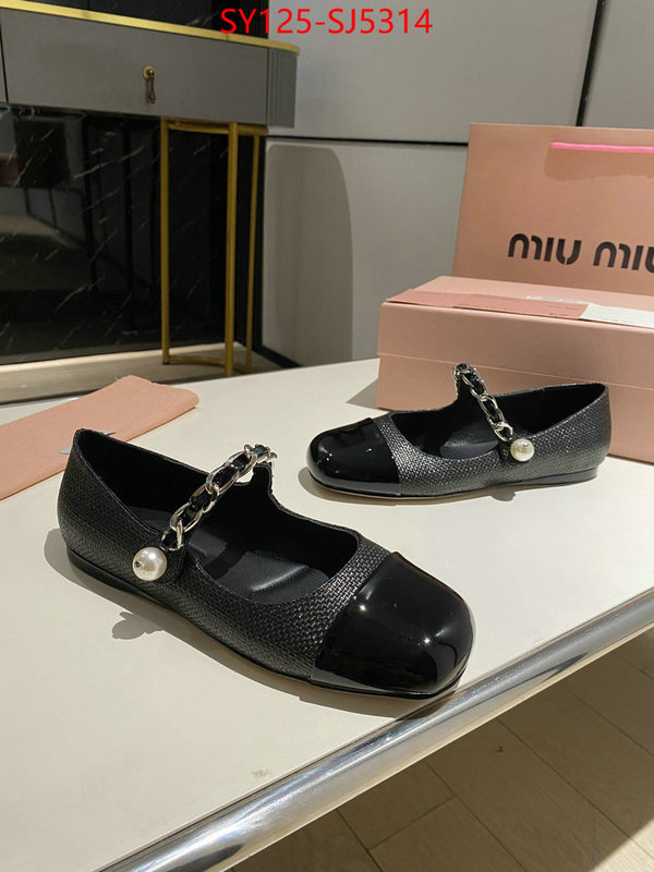 Women Shoes-Miu Miu unsurpassed quality ID: SJ5314 $: 125USD