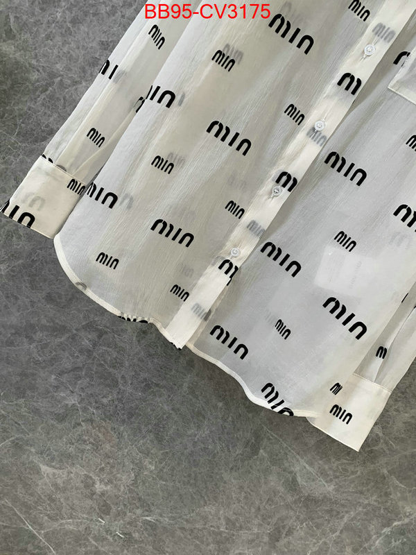 Clothing-MIU MIU designer 1:1 replica ID: CV3175 $: 95USD
