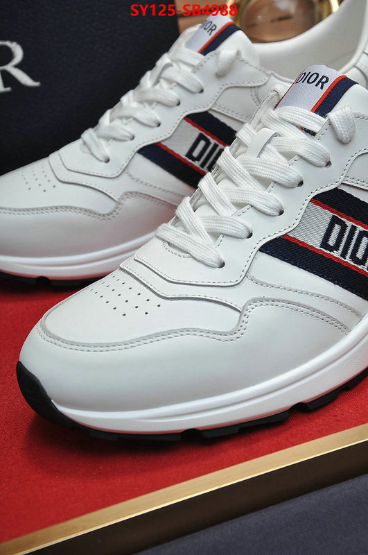 Men shoes-Dior 2024 perfect replica designer ID: SB4988 $: 125USD