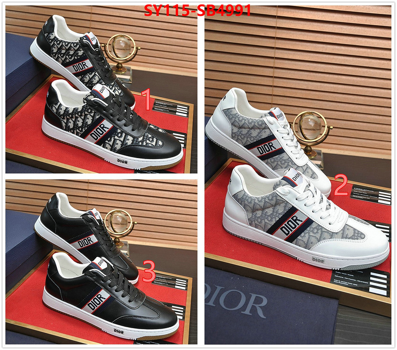 Men shoes-Dior fake designer ID: SB4991 $: 115USD