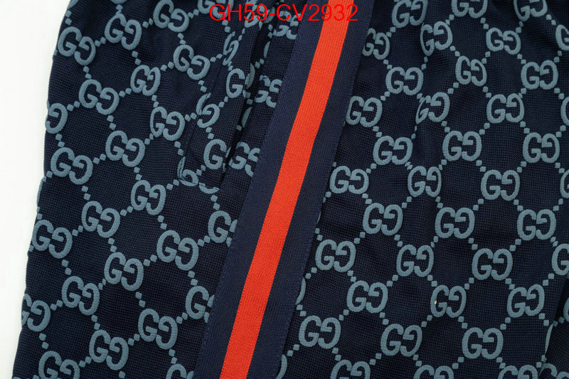 Clothing-Gucci wholesale replica shop ID: CV2932 $: 59USD