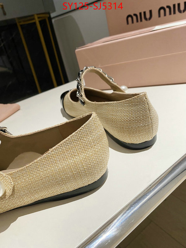 Women Shoes-Miu Miu unsurpassed quality ID: SJ5314 $: 125USD