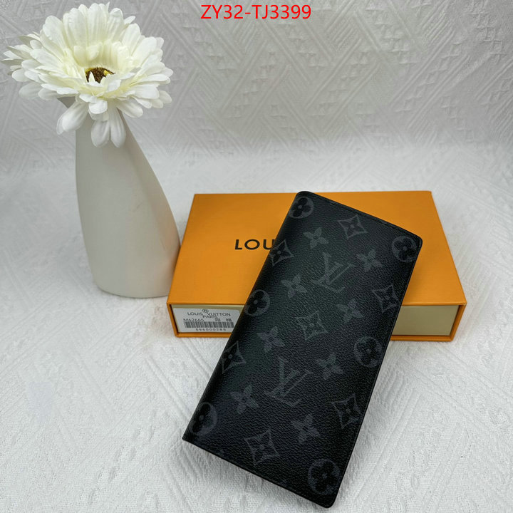 LV Bags(4A)-Wallet what's the best to buy replica ID: TJ3399 $: 32USD,