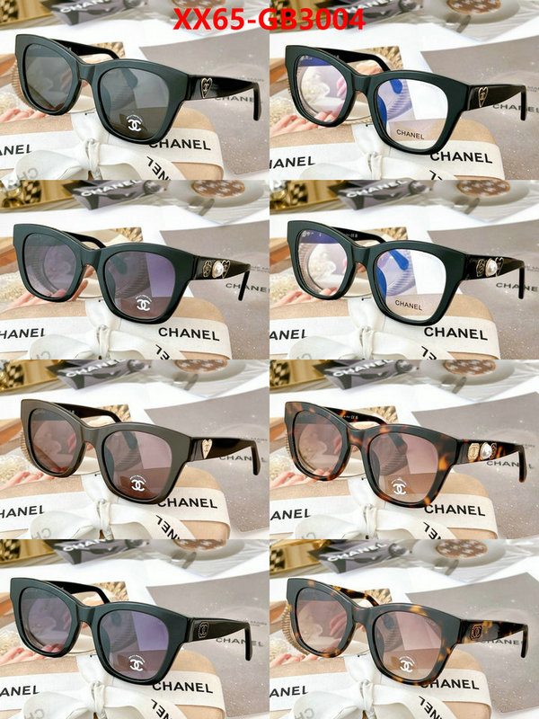 Glasses-Chanel how quality ID: GB3004 $: 65USD