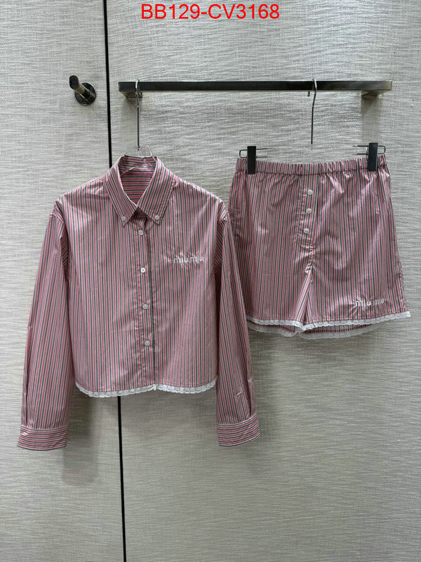Clothing-MIU MIU replica 1:1 high quality ID: CV3168 $: 129USD