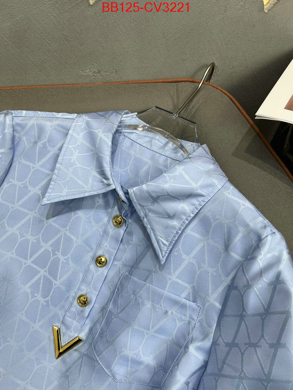 Clothing-Valentino what best designer replicas ID: CV3221 $: 125USD
