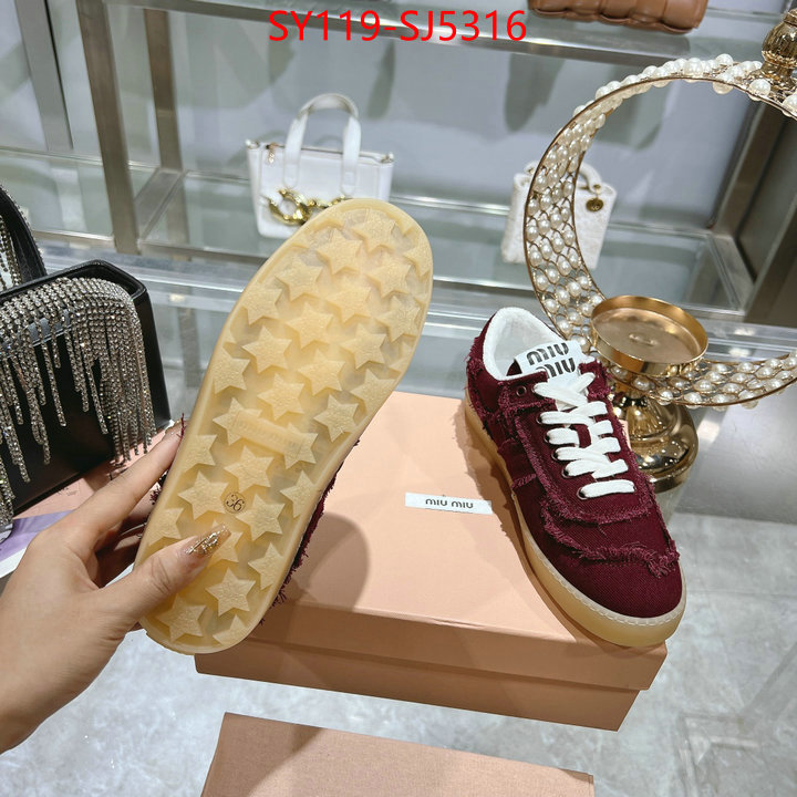 Women Shoes-Miu Miu best wholesale replica ID: SJ5316 $: 119USD