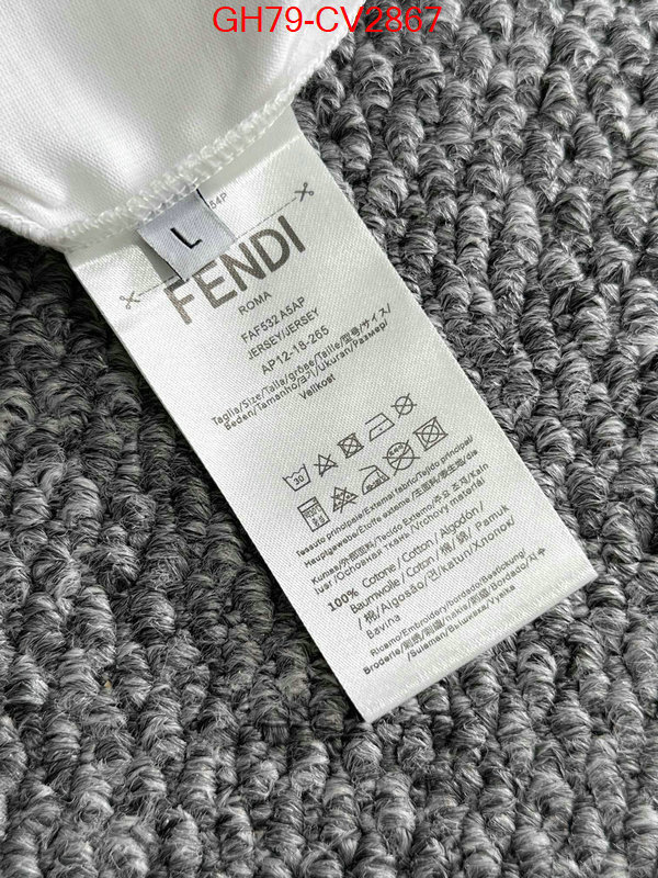 Clothing-Fendi top quality ID: CV2867 $: 79USD