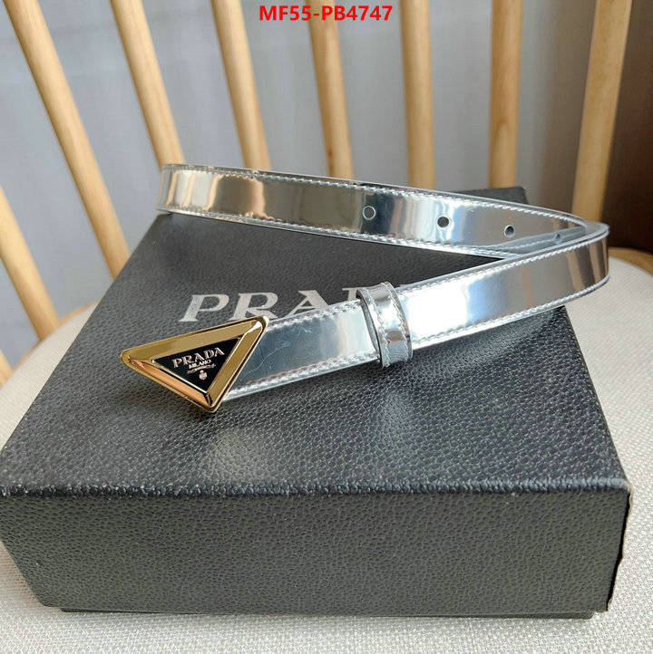 Belts-Prada 7 star quality designer replica ID: PB4747 $: 55USD