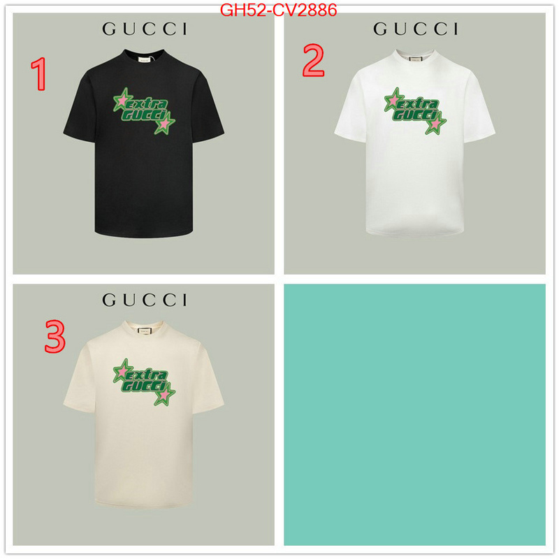 Clothing-Gucci what's the best place to buy replica ID: CV2886 $: 52USD