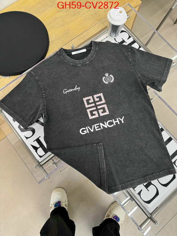 Clothing-Givenchy luxury cheap ID: CV2872 $: 59USD