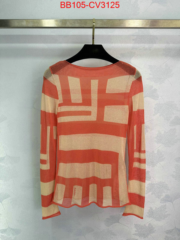 Clothing-Fendi aaaaa ID: CV3125 $: 105USD