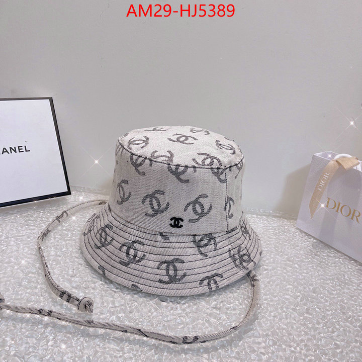 Cap (Hat)-Chanel best quality fake ID: HJ5389 $: 29USD