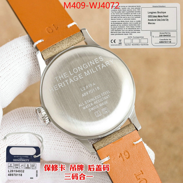 Watch(TOP)-Longines quality aaaaa replica ID: WJ4072 $: 409USD