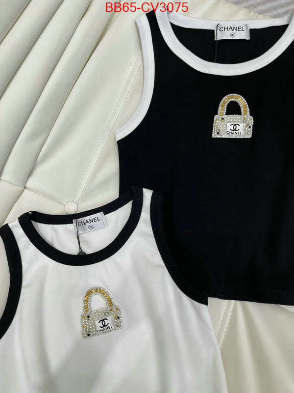 Clothing-Chanel outlet 1:1 replica ID: CV3075 $: 65USD