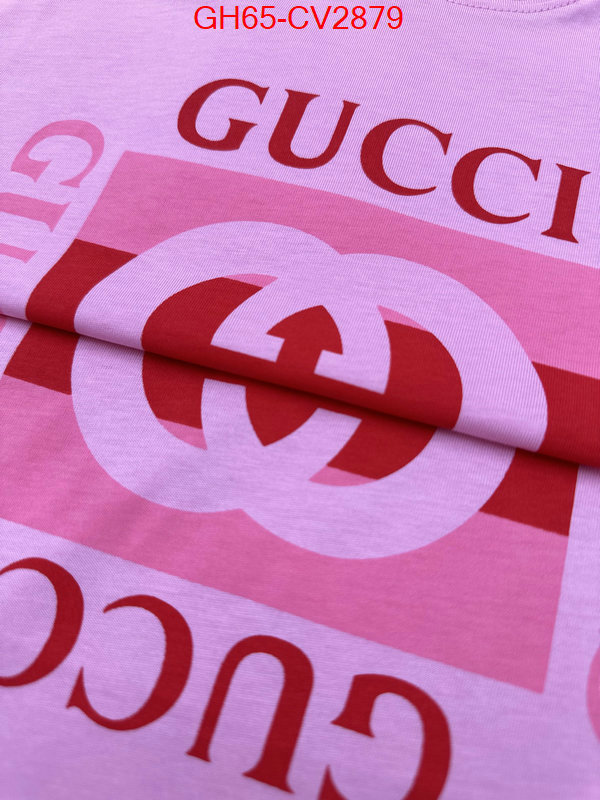 Clothing-Gucci what 1:1 replica ID: CV2879 $: 65USD