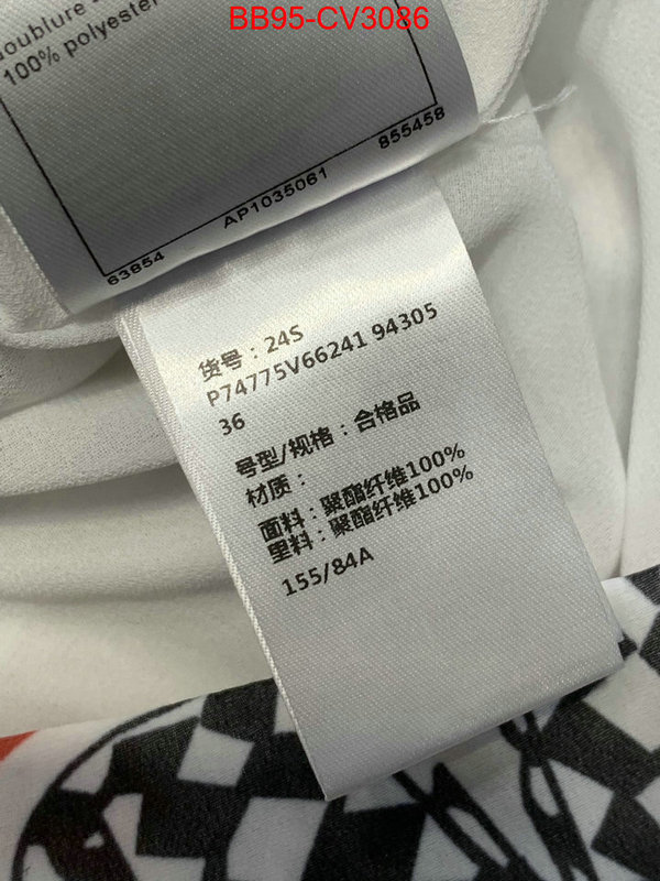 Clothing-Chanel replica 1:1 high quality ID: CV3086 $: 95USD