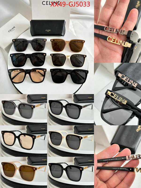 Glasses-CELINE top brands like ID: GJ5033 $: 49USD