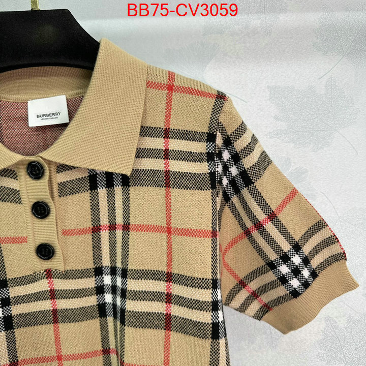 Clothing-Burberry exclusive cheap ID: CV3059 $: 75USD