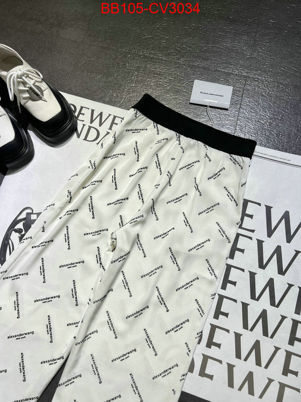Clothing-Alexander Wang replica designer ID: CV3034 $: 105USD