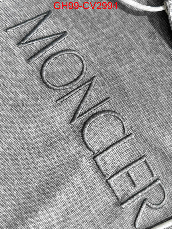Clothing-Moncler designer wholesale replica ID: CV2994 $: 99USD