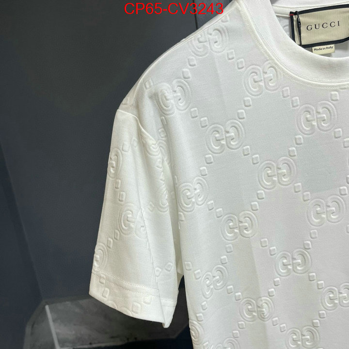 Clothing-Gucci replica wholesale ID: CV3243 $: 65USD