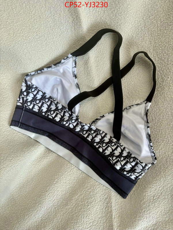 Swimsuit-Dior top designer replica ID: YJ3230 $: 52USD