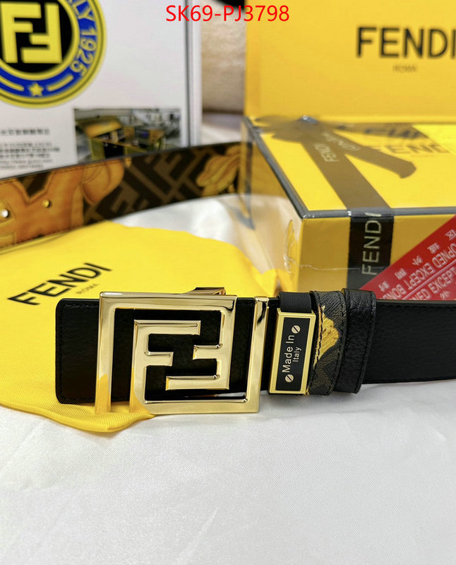 Belts-Fendi fake high quality ID: PJ3798 $: 69USD