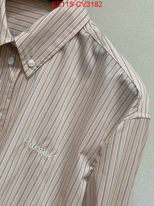 Clothing-MIU MIU top sale ID: CV3182 $: 115USD