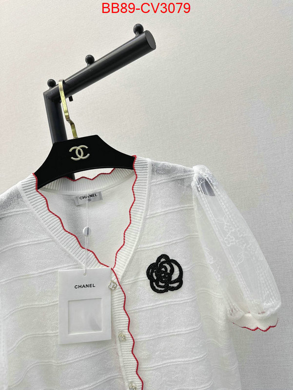 Clothing-Chanel wholesale replica shop ID: CV3079 $: 89USD