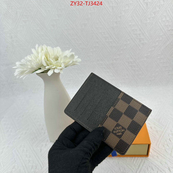 LV Bags(4A)-Wallet cheap high quality replica ID: TJ3424 $: 32USD,