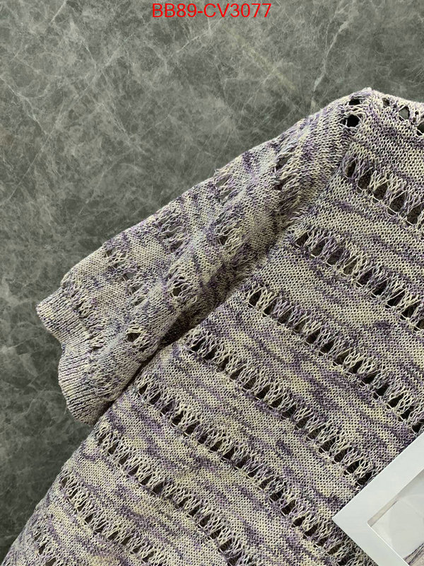 Clothing-Chanel what is aaaaa quality ID: CV3077 $: 89USD