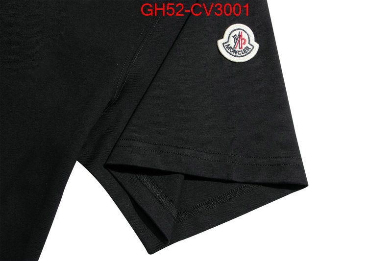 Clothing-Moncler the best quality replica ID: CV3001 $: 52USD