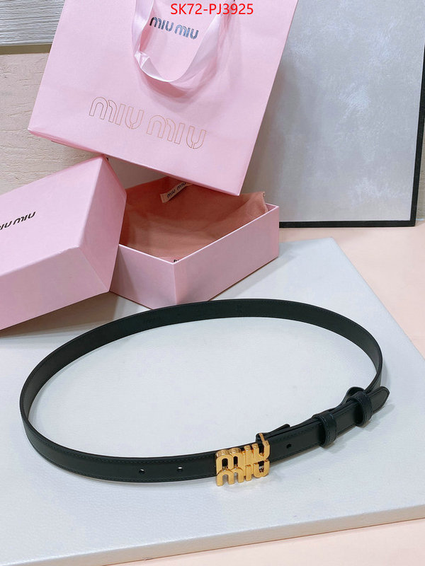 Belts-MIU MIU cheap wholesale ID: PJ3925 $: 72USD