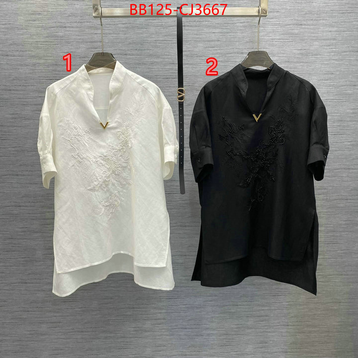 Clothing-Valentino the quality replica ID: CJ3667 $: 125USD